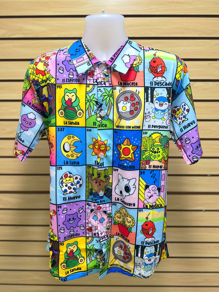 Lottery Bingo Button-Up Shirt