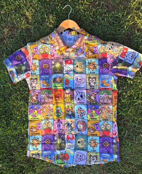 Lotteria Bingo Button-Up Shirt