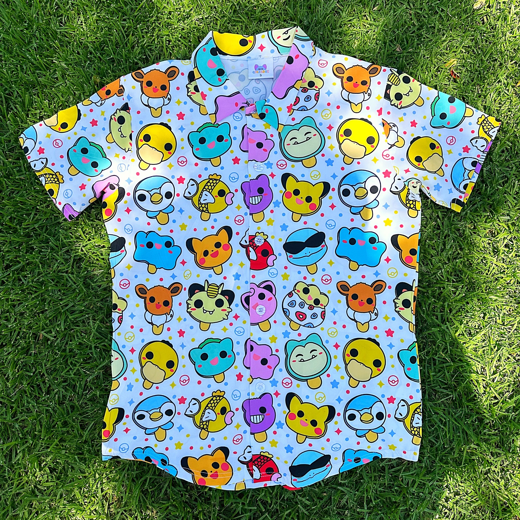 Poke Paleta Button-Up Shirt