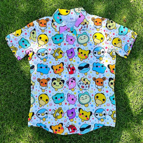 Poke Paleta Button-Up Shirt