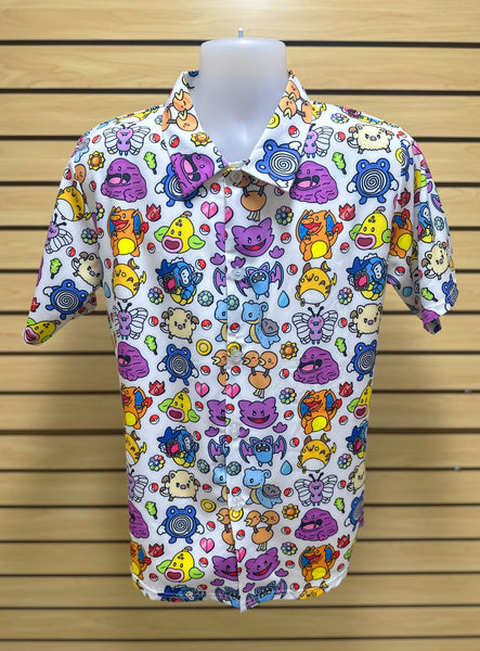 Monsters Button-Up Shirt