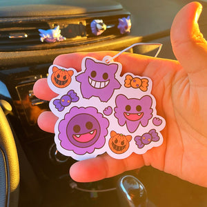 Gengar Gastly and Haunter air Freshener