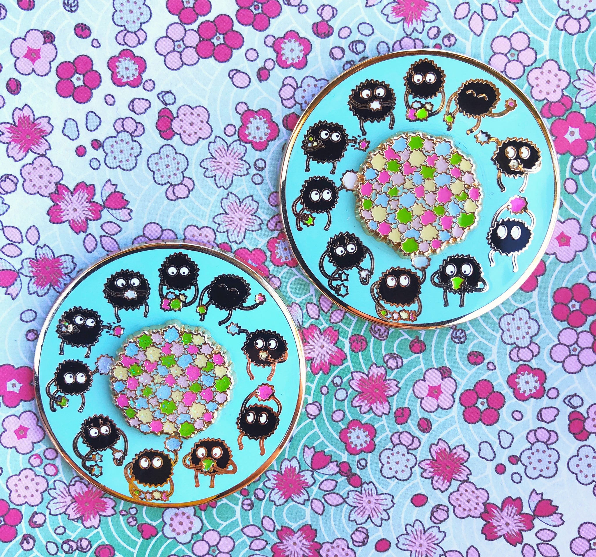 Soot sprite spinner pin